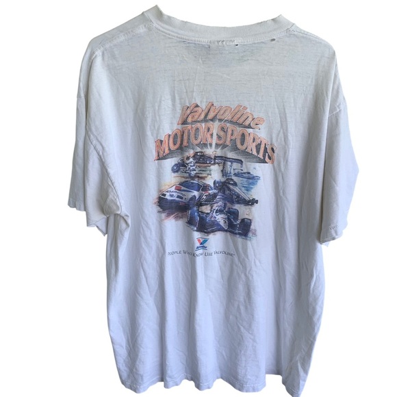 Vintage Tee Shirt Valvoline Racing Motorsports Mens Adult Size XL 90s - Picture 3 of 10